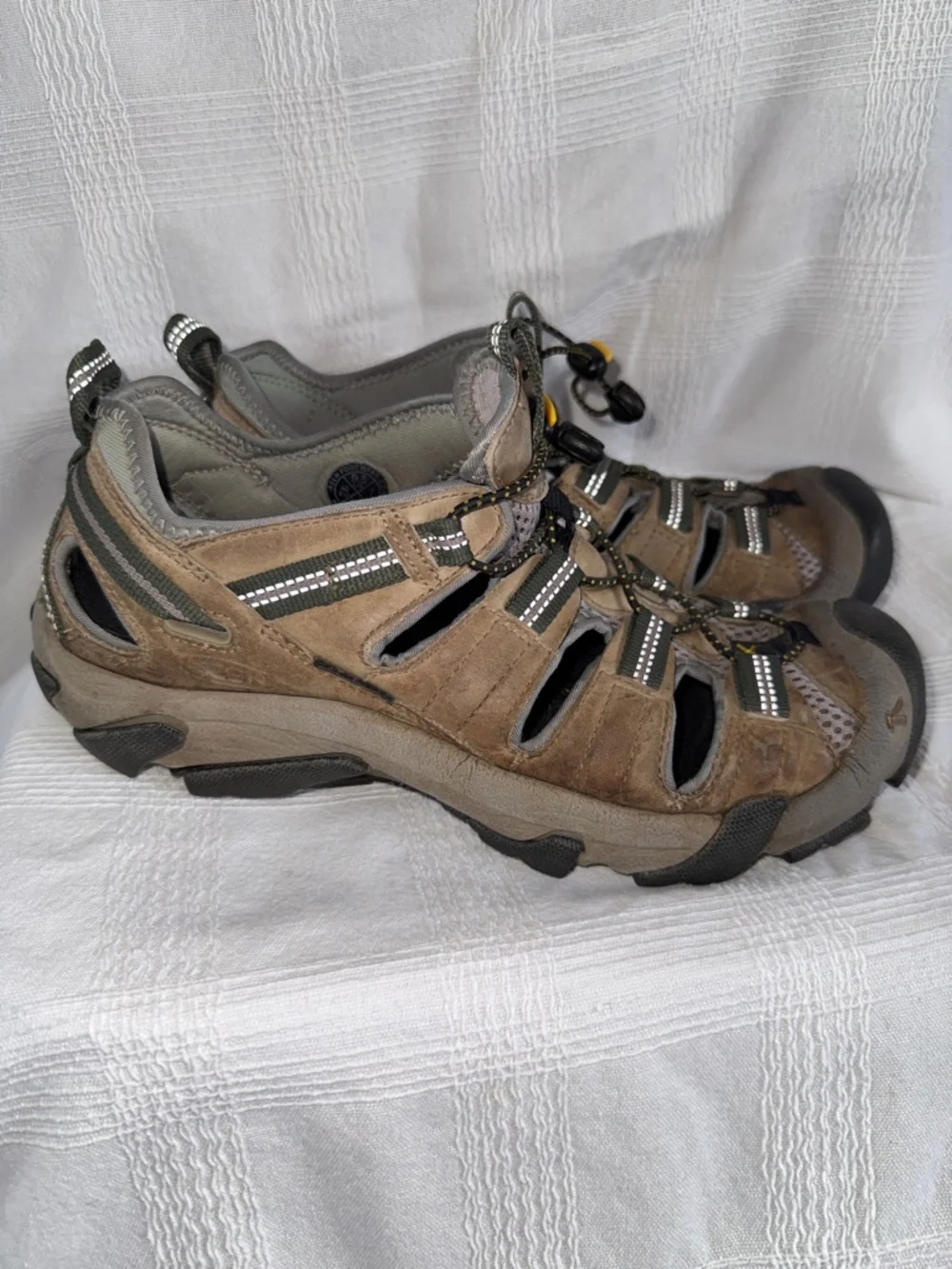 Men's Brown Outdoor Closed-Toe Sandal - Rugged Trail Comfort Keen XT 0205 9.5
